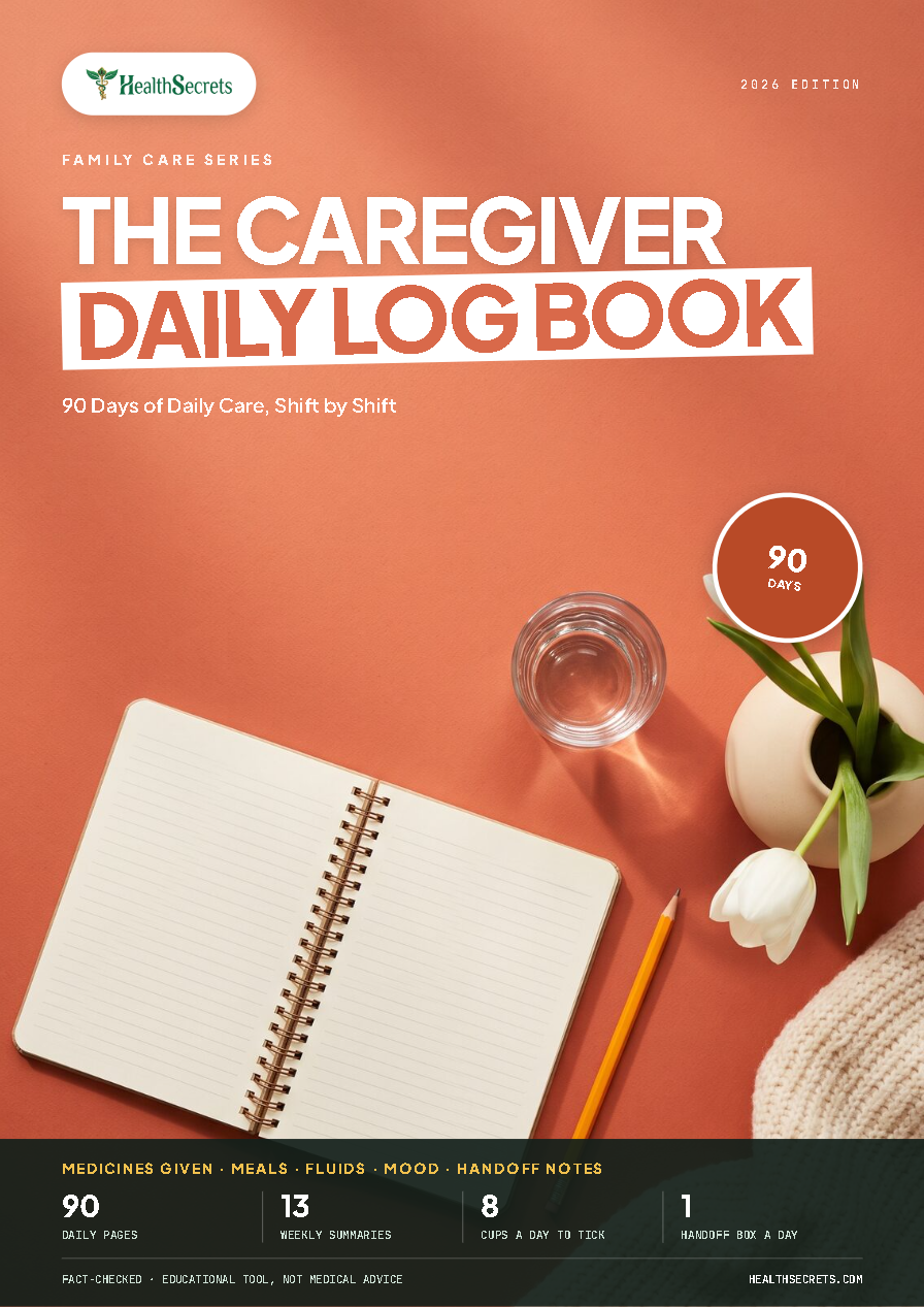 The Caregiver Daily Log Book eBook Cover