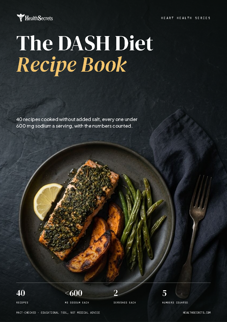 The DASH Diet Recipe Book eBook Cover