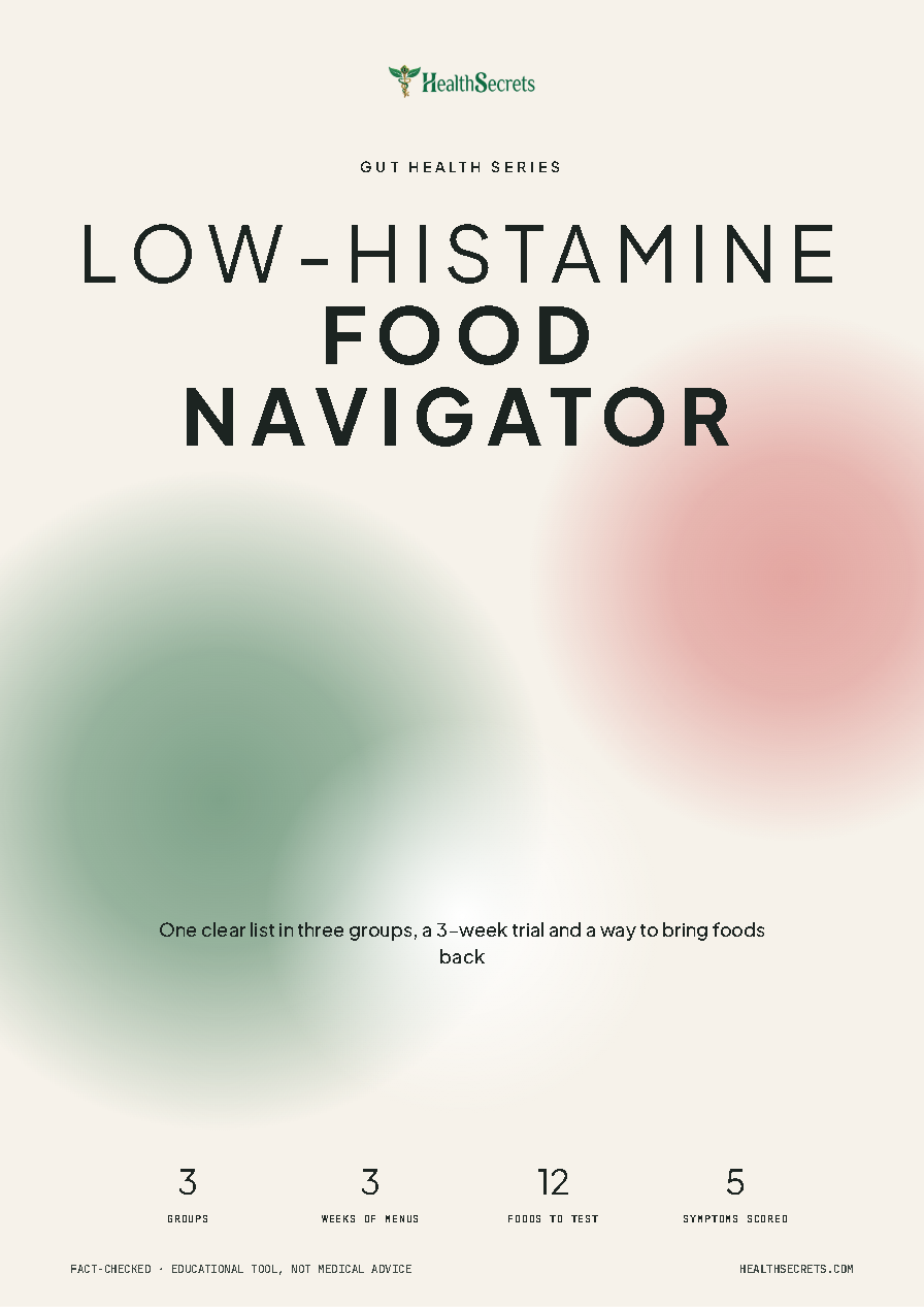The Low-Histamine Food Navigator eBook Cover