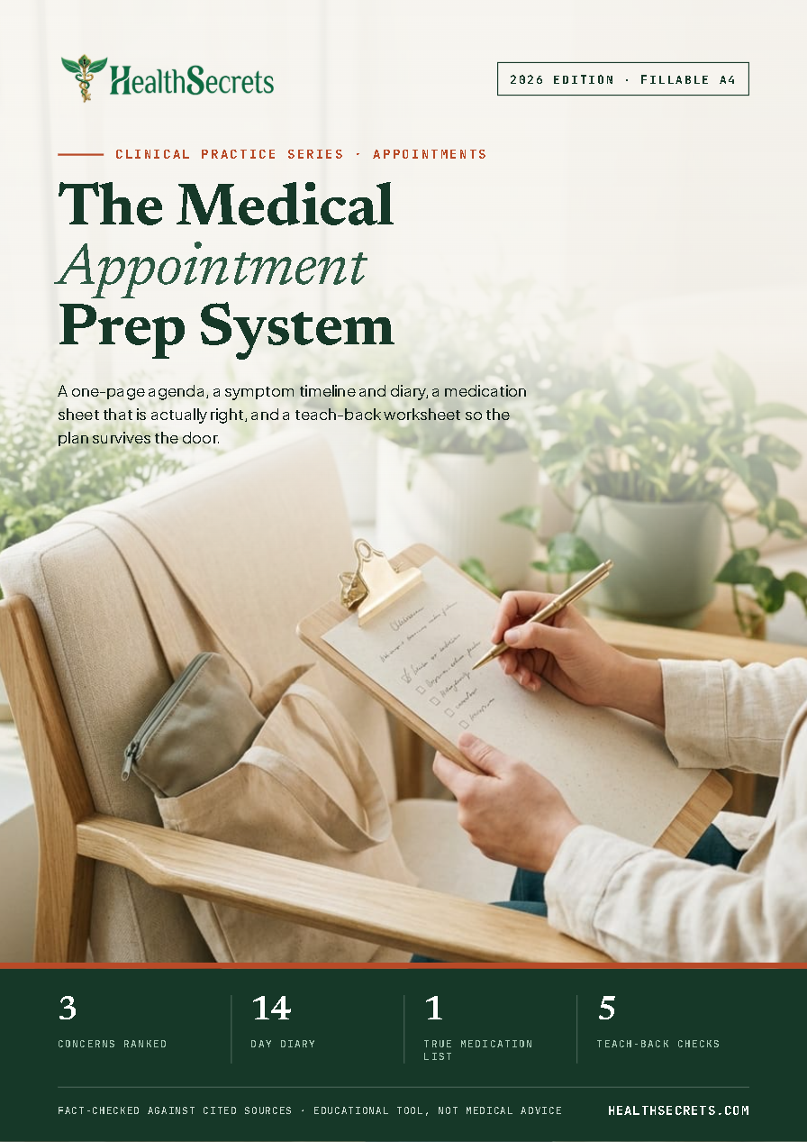 Medical Appointment Prep System eBook Cover