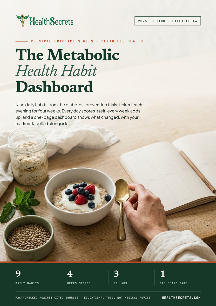 Metabolic Health Habit Dashboard eBook Cover
