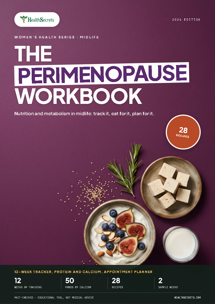 The Perimenopause Nutrition and Metabolism Workbook eBook Cover