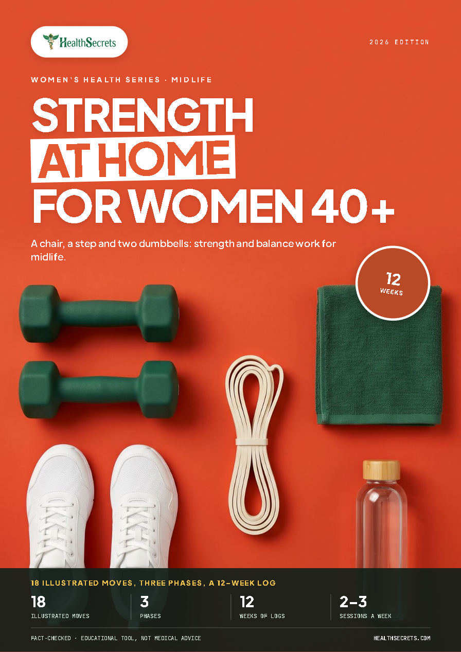Strength at Home for Women 40+ eBook Cover