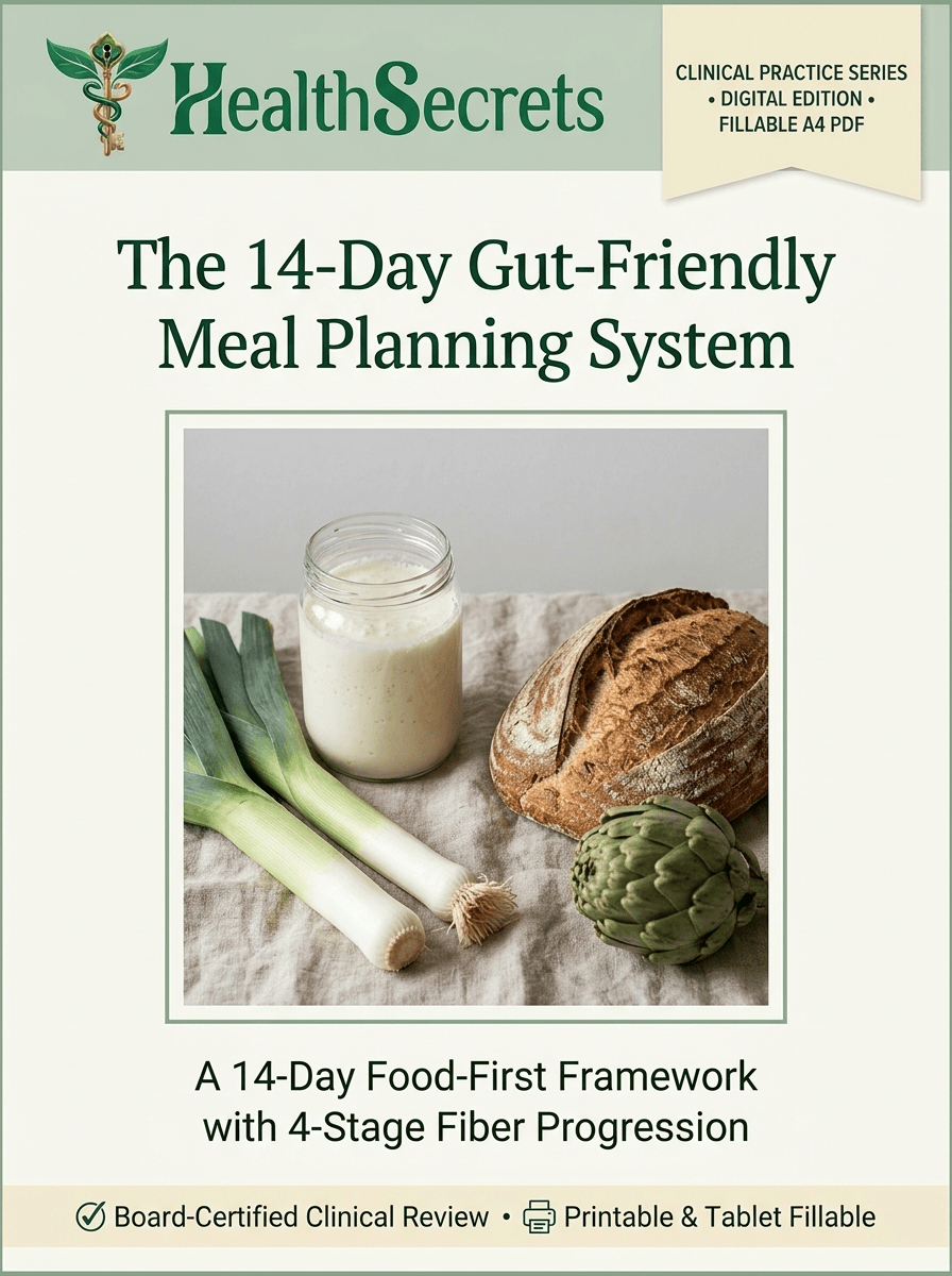 System 1: The 14-Day Gut-Friendly Meal Planning System Cover