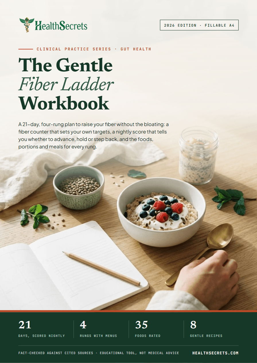 The Gentle Fiber Ladder Workbook eBook Cover