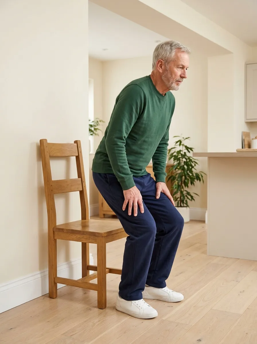 Card 9: sit to stand