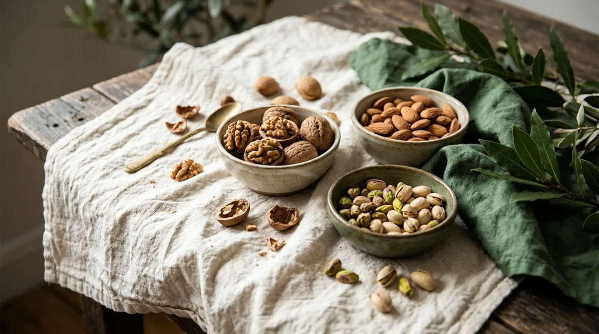A small handful of nuts most days
