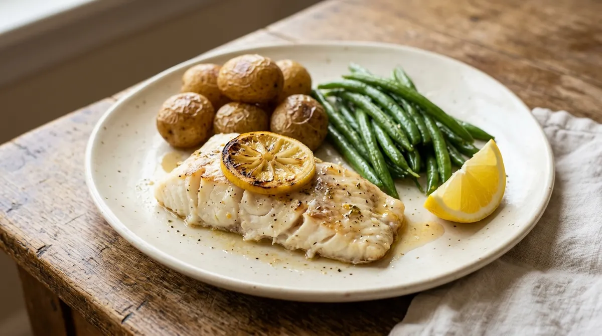 Lemon baked cod: 1,465 mg potassium