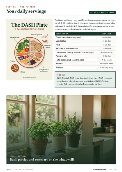 The DASH-Style Eating Kit: Your daily servings, from NHLBI
