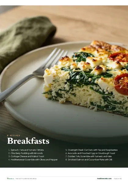The Fatty Liver Recipe Book: Breakfasts chapter