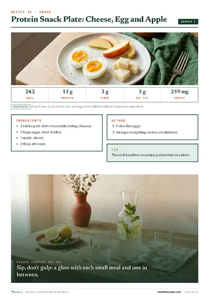 The GLP-1 High-Protein Recipe Book: Snacks with 12 g of protein or more