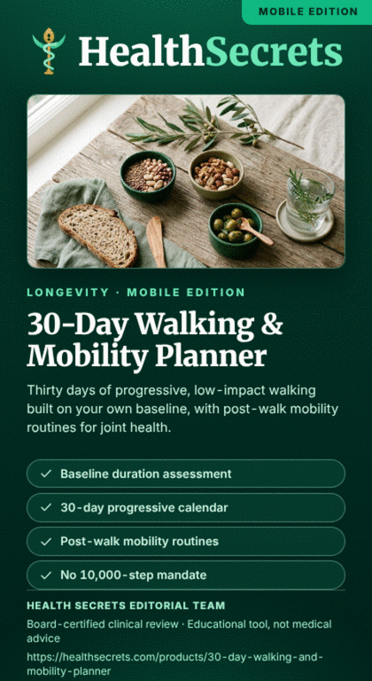 30-Day Walking & Mobility Planner
