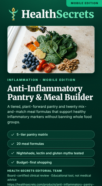 Anti-Inflammatory Pantry & Meal Builder