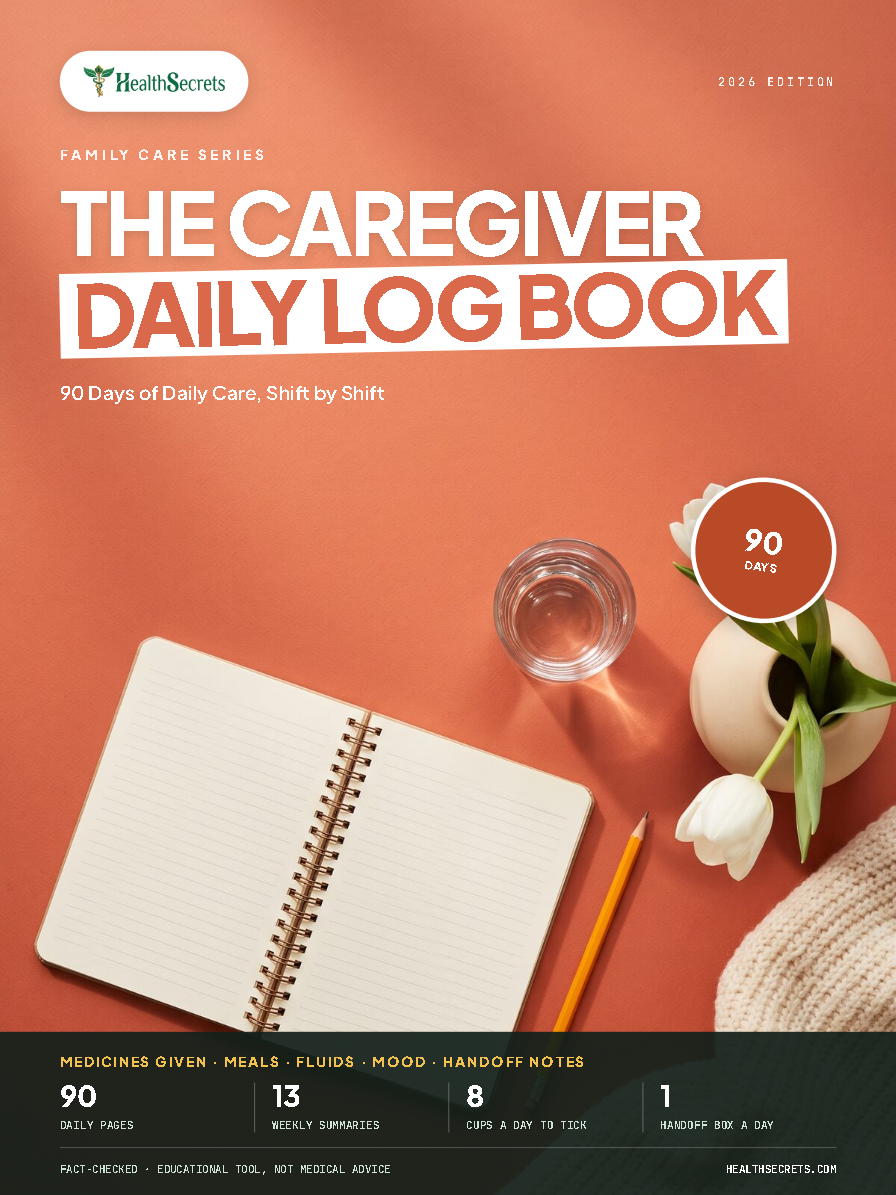 The Caregiver Daily Log Book: PDF e-book and online edition