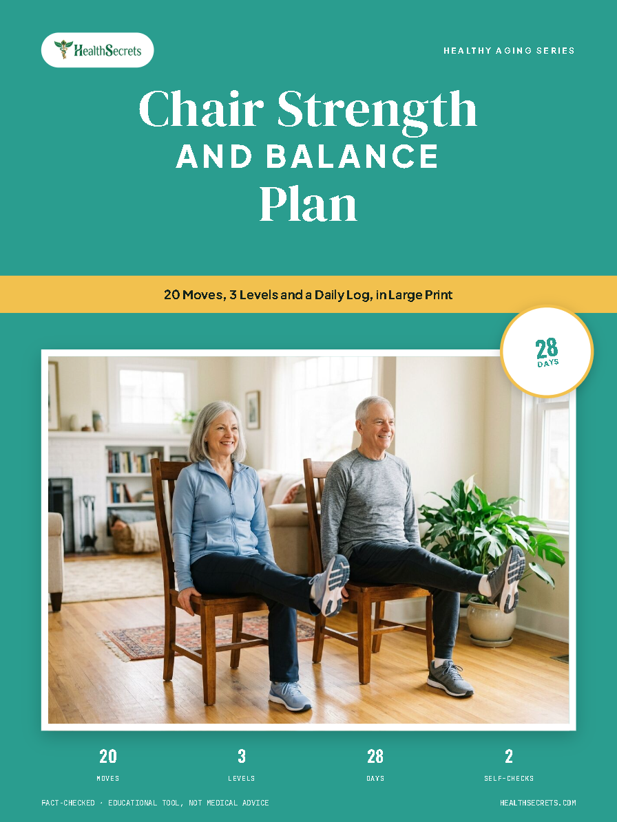 The 28-Day Chair Strength and Balance Plan: PDF e-book and online edition