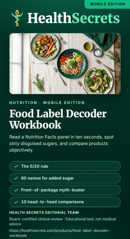 Food Label Decoder Workbook
