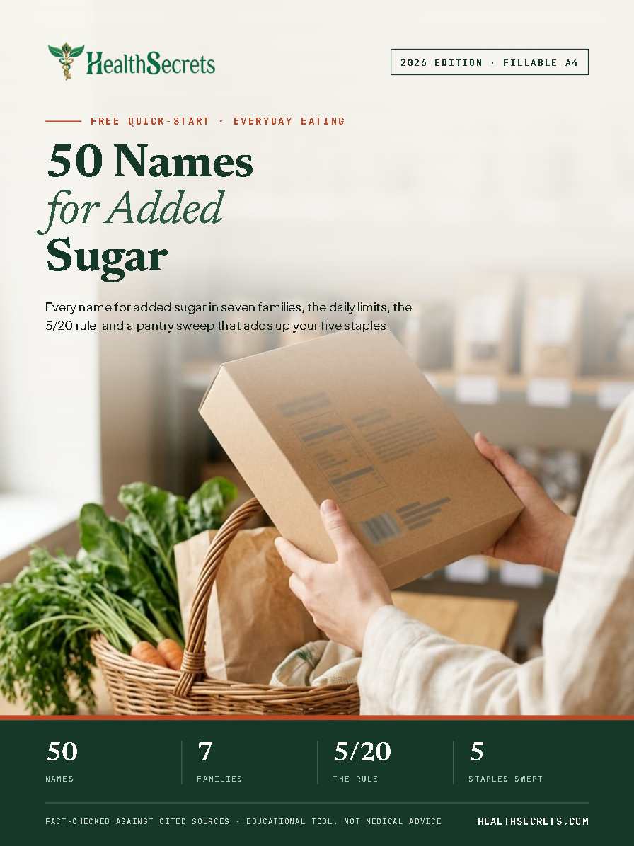 50 Names for Added Sugar