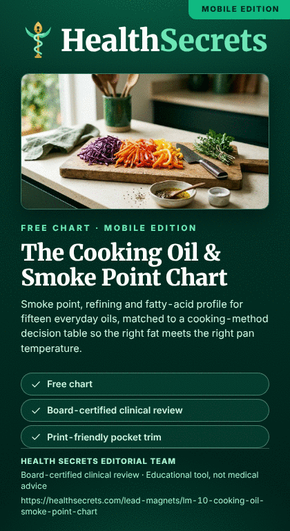 The Cooking Oil & Smoke Point Chart