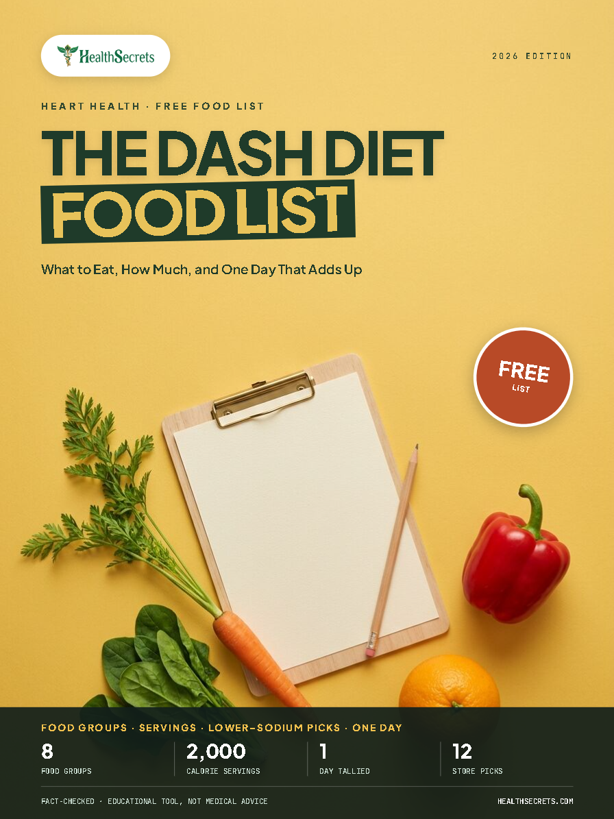 The DASH Diet Food List