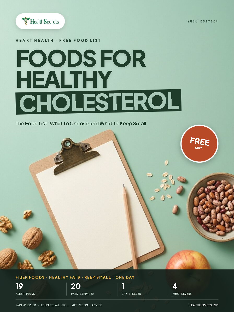 Foods for Healthy Cholesterol: The Food List