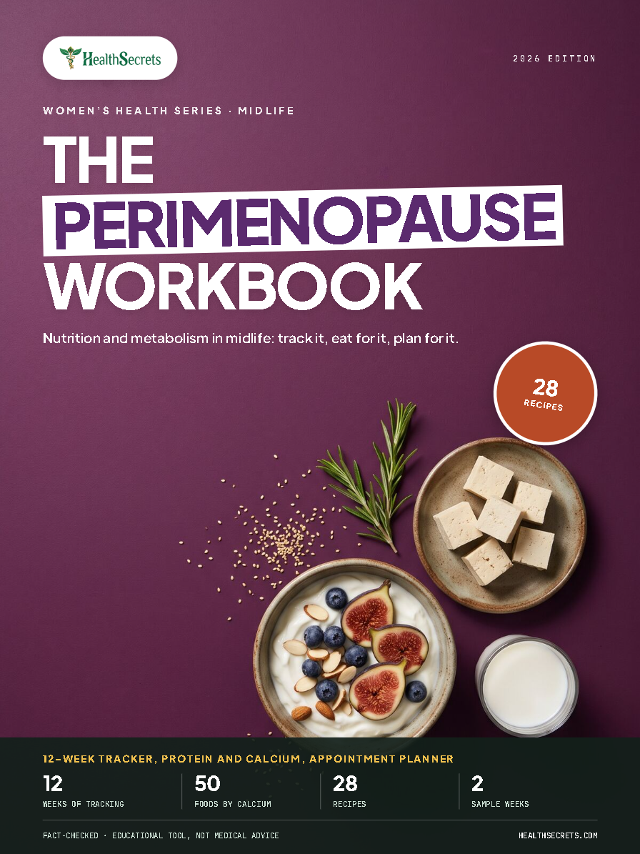 The Perimenopause Nutrition and Metabolism Workbook: PDF e-book and online edition