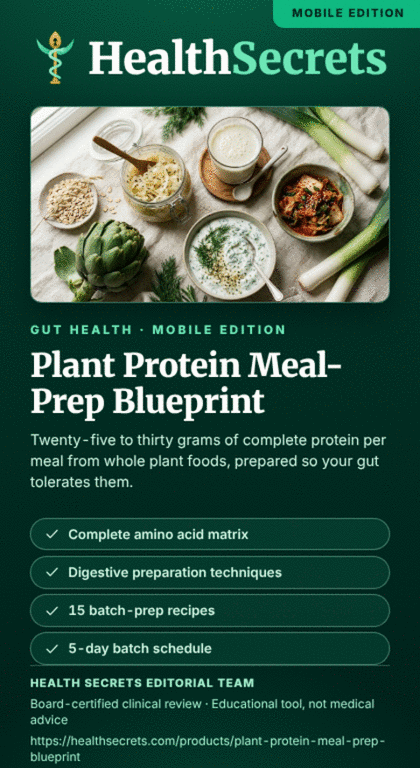Plant Protein Meal-Prep Blueprint