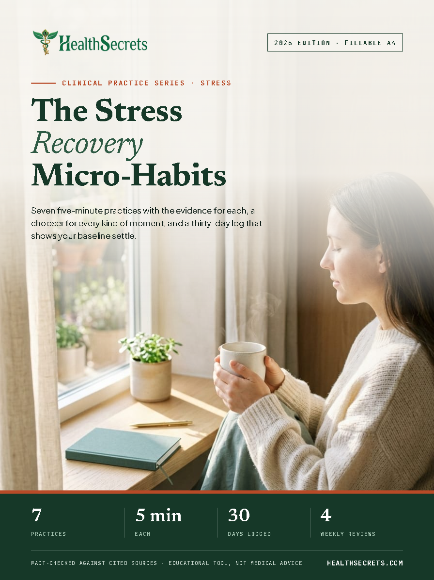Stress Recovery Micro-Habits Workbook