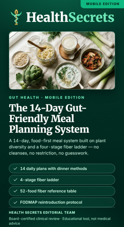 The 14-Day Gut-Friendly Meal Planning System