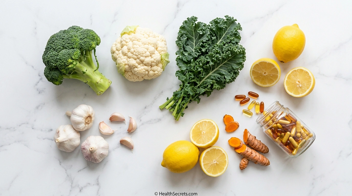 Evidence-based detox foods and supplements for natural detoxification support