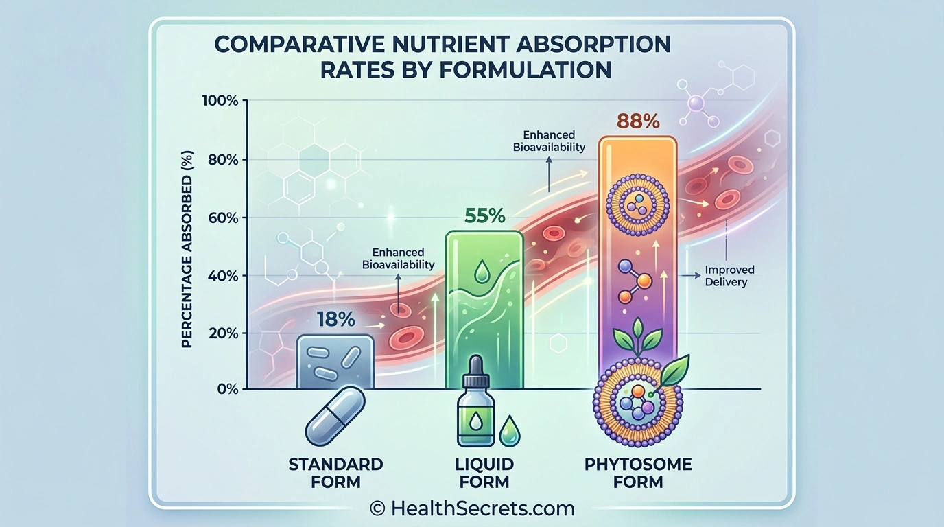 Milk thistle silymarin bioavailability comparison standard extract versus phytosome forms