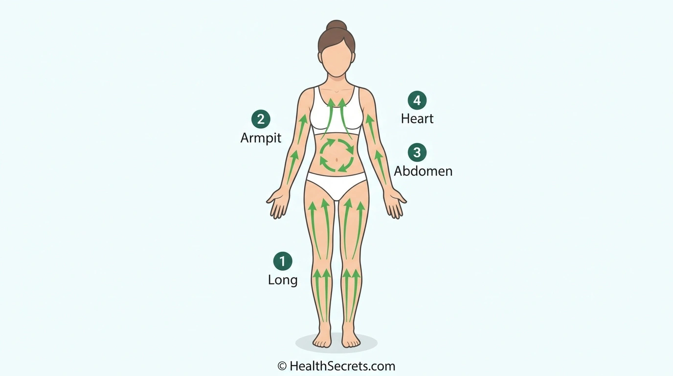 Signs of sluggish lymphatic system including puffiness, fatigue, infections, and swelling
