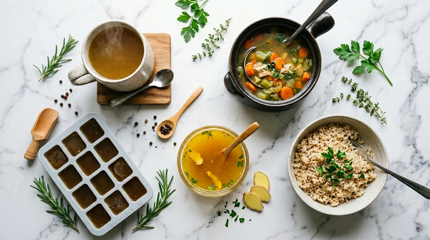 Various ways to incorporate bone broth into daily routine for immune support