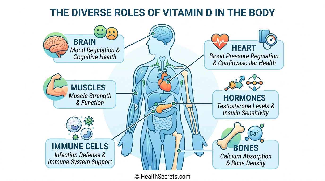 Daily quercetin immune support routine with supplements and quercetin-rich foods on kitchen table