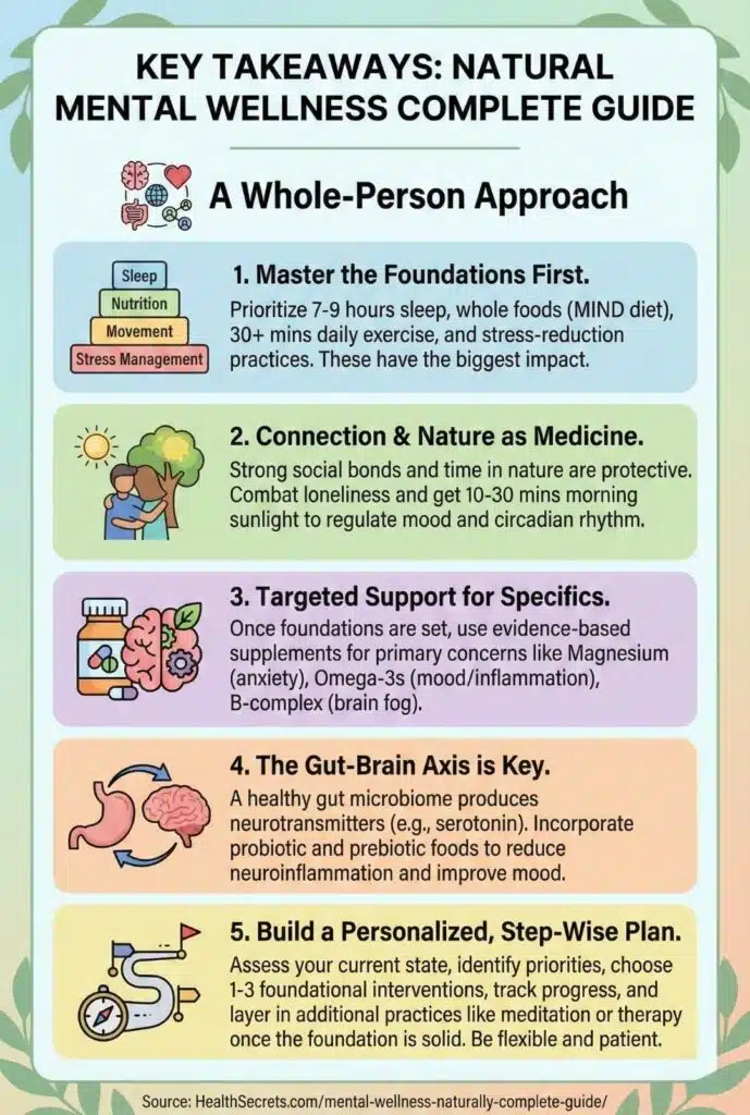 Natural Mental Wellness Guide - Key Takeaways